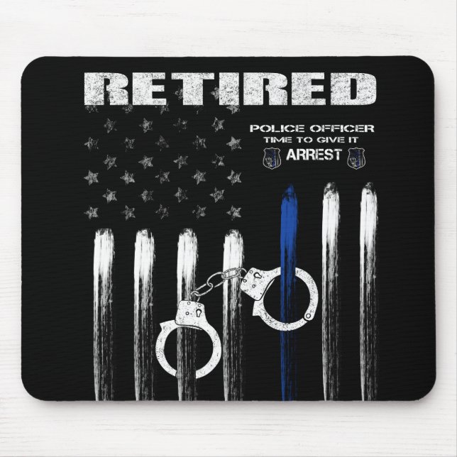 Retired Officer Mousepad (Front)