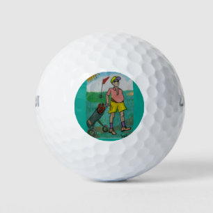 Retired Old Fart out Golfing - Golfball Golf Balls