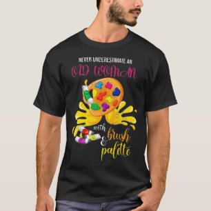 Retired Painter Artist Retirement Women Gift Drawi T-Shirt