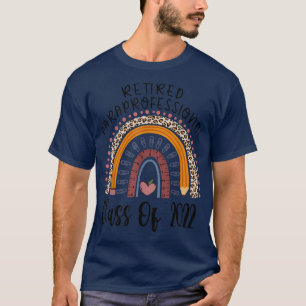 Retired Paraprofessional Class Of 2022 Para Leopar T-Shirt