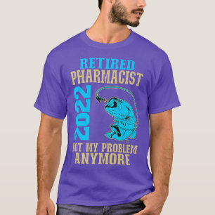Retired Pharmacist 2022 Fishing Lover Retirement T-Shirt
