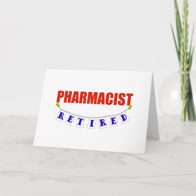 RETIRED PHARMACIST CARD (Front)