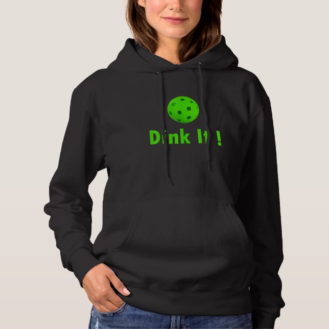 Retired Pickleball Dink Short Hoodie (Front)
