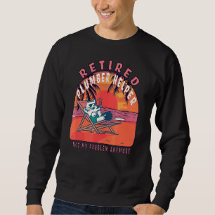 Retired Plumber Helper Vintage Retirement Sweatshirt