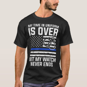 Retired Police Officer Art For Police T-Shirt