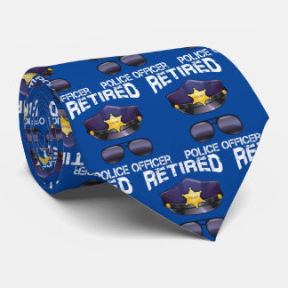 Retired Police Officer -Hat and Sunshades Tie