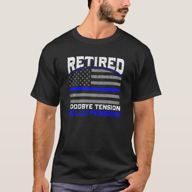 Retired Police Officer Old Men  Idea Police Sweat T-Shirt (Front)