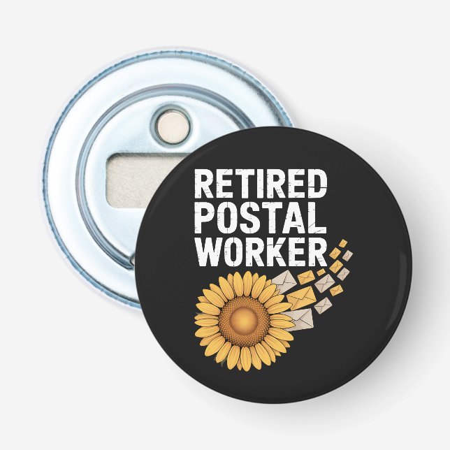 Retired Postal Worker Bottle Opener (Front)