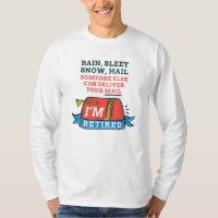 Retired Postal Worker Custom Mailman Retirement