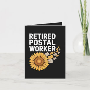 Retired Postal Worker Holiday Card