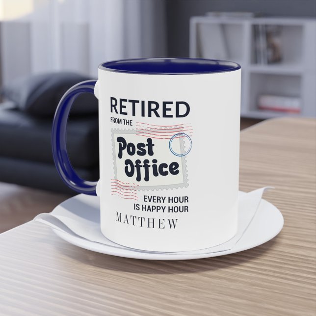 Retired Postal Worker Leaving Party Gifts for Boss Mug (Creator Uploaded)