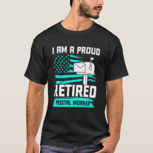 Retired Postal Worker Love Mailman Retirement T-Shirt
