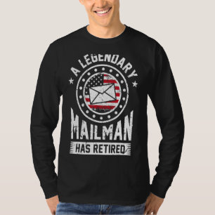 Retired Postal Worker Mailman Postman Post Office T-Shirt