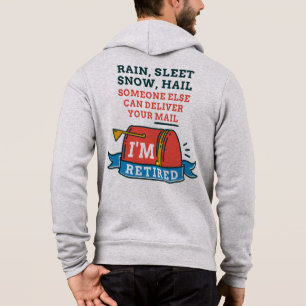 Retired Postal Worker Mailman Retirement Hoodie