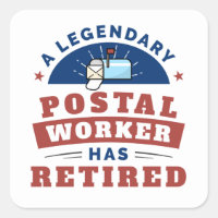 Retired Postal Worker Mailman Retirement Keepsake