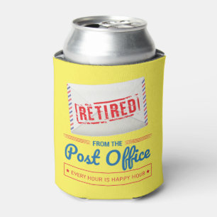 Retired Postal Worker Mailman Retirement Party Can Cooler