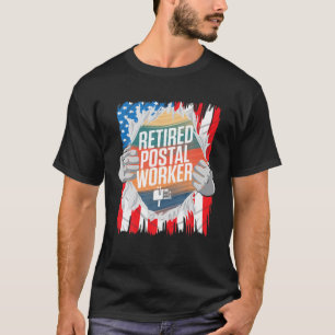 Retired Postal Worker Mailman Retirement T-Shirt