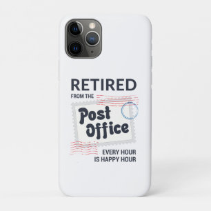 Retired Postal Worker Retirement Mailman Funny Case-Mate iPhone Case