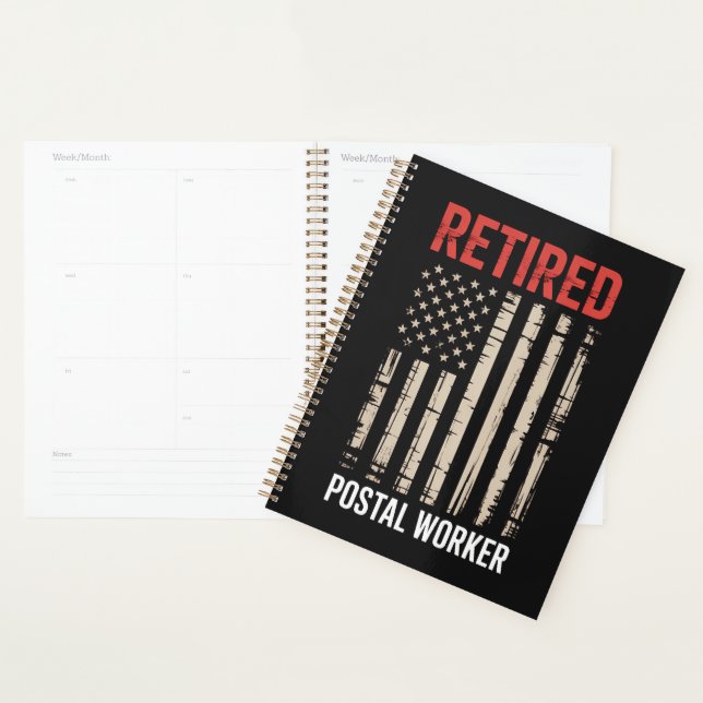 Retired Postal Worker Retirement Planner (Display)