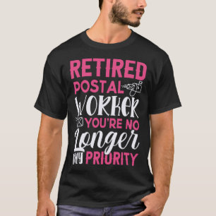 Retired Postal Worker Retirement Postman T-Shirt