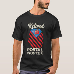 Retired Postal Worker Teammate Mailman Retirement T-Shirt