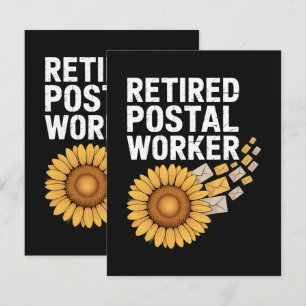 Retired Postal Worker Thank You Card