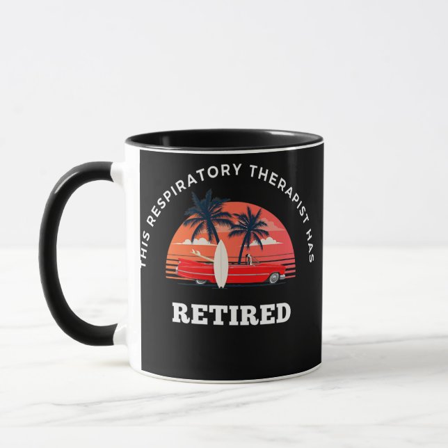 Retired Respiratory Therapist Men Women  Mug (Left)