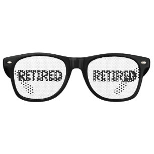 RETIRED RETIREMENT PARTY SUNGLASSES