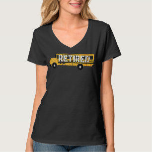 Retired School Bus Driver, Cute Former Car Funny T-Shirt