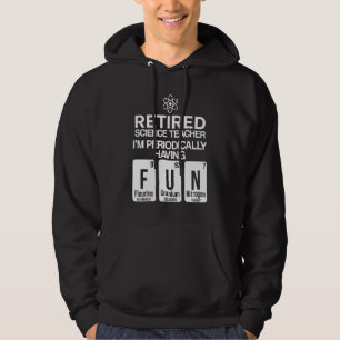 Retired Science Teacher Fun School Retirement 5 Hoodie