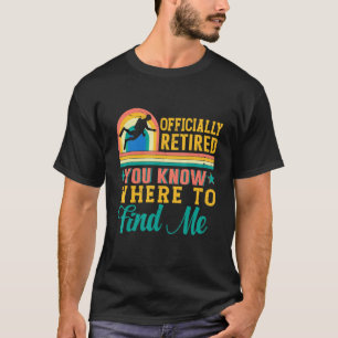 Retired Scuba Diver Retro Scuba Diving Pun T-Shirt