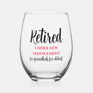 Retired, See Grandkids For Details Stemless Glass