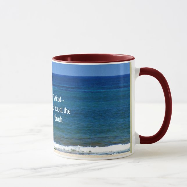 Retired--See You at the Beach Mug (Right)