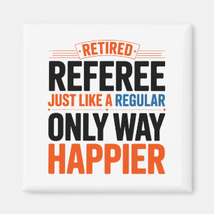 Retired Sketll Referee Design For Sell Refs T Shir Magnet