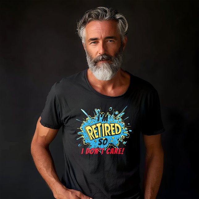 Retired So I Don't Care Tri-Blend Shirt (Creator Uploaded)