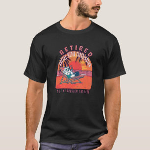 Retired Social Media Coordinator Vintage Retireme T-Shirt