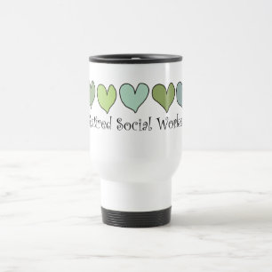 Retired Social Worker Gifts Travel Mug
