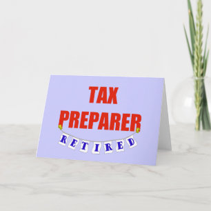 RETIRED TAX PREPARER CARD
