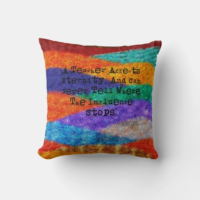 Retired Teacher Art Cushion (Front)