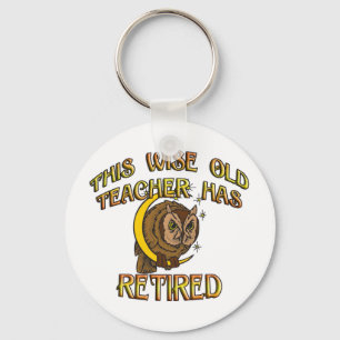 RETIRED TEACHER KEY RING