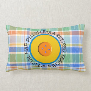 Retired Teacher "Official Nap Pillow" Lumbar Cushion