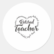 Retired teacher, retirement, retiring