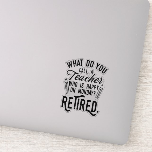 Retired Teacher School Principal Retirement (Detail)