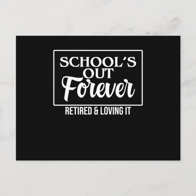 Retired Teacher Teach School Teaching Student Grap Postcard (Front)
