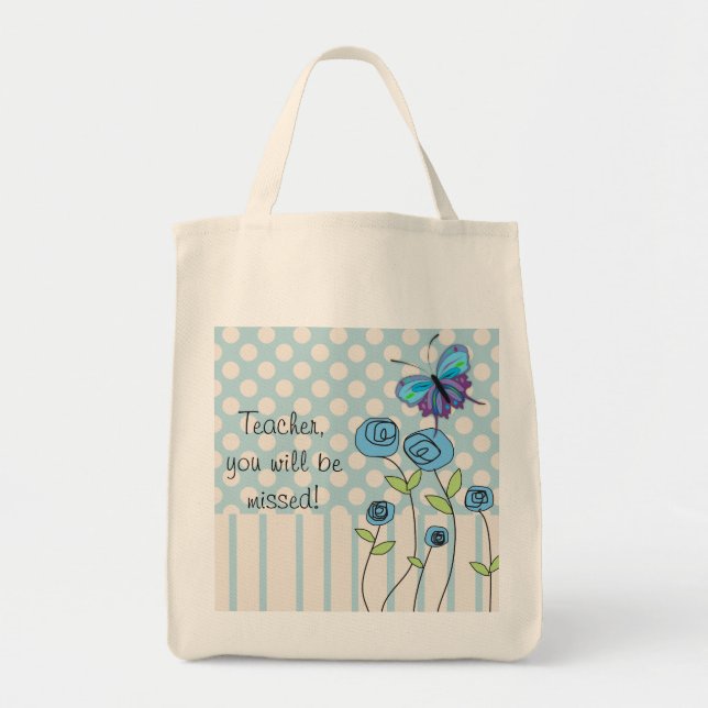 Retired Teacher Tote Bag (Front)
