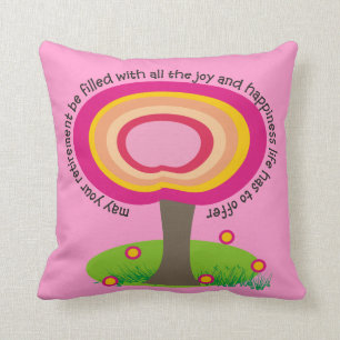Retired Teacher Whimsical Art Pillow