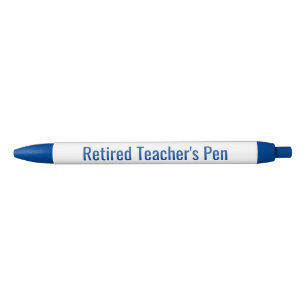 Retired Teacher's Writing Pen