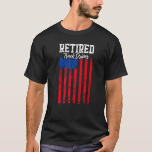 Retired Truck Driver Trucker Retirement 3 T-Shirt