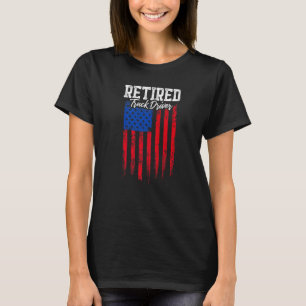 Retired Truck Driver Trucker Retirement 4 T-Shirt