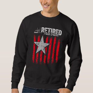 Retired Truck Driver Trucker Retirement Sweatshirt